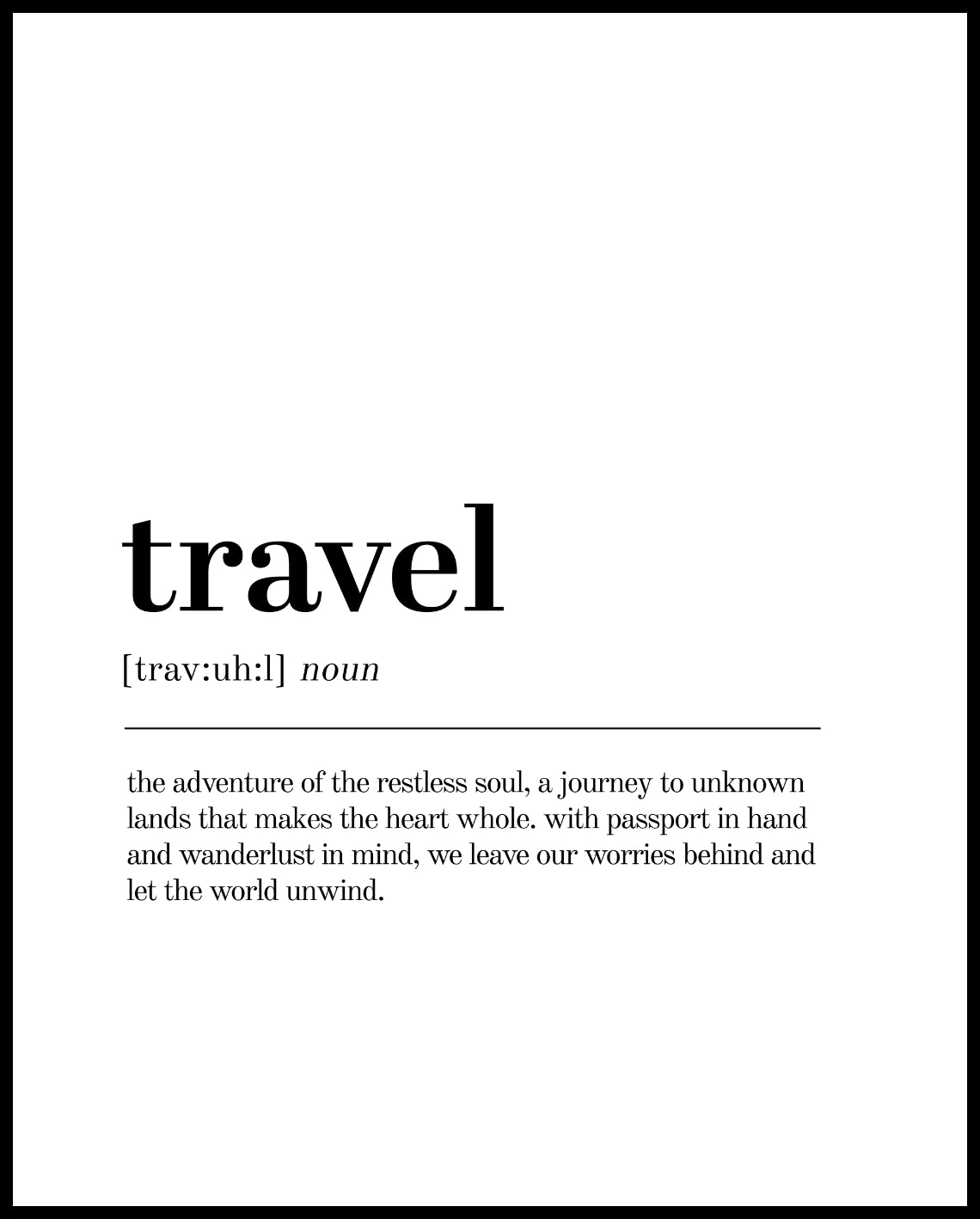 Definition Travel