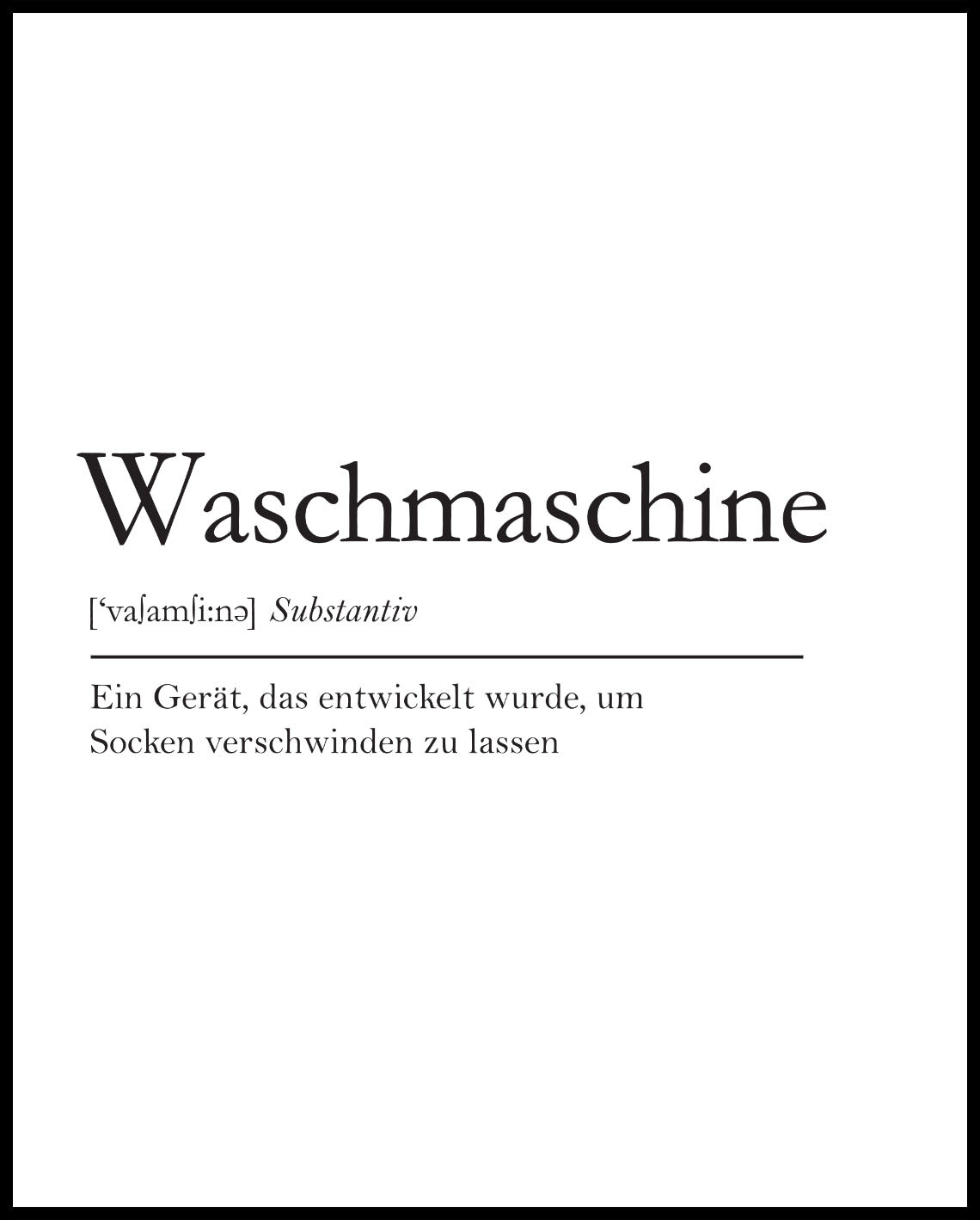 Definition Waschmaschine