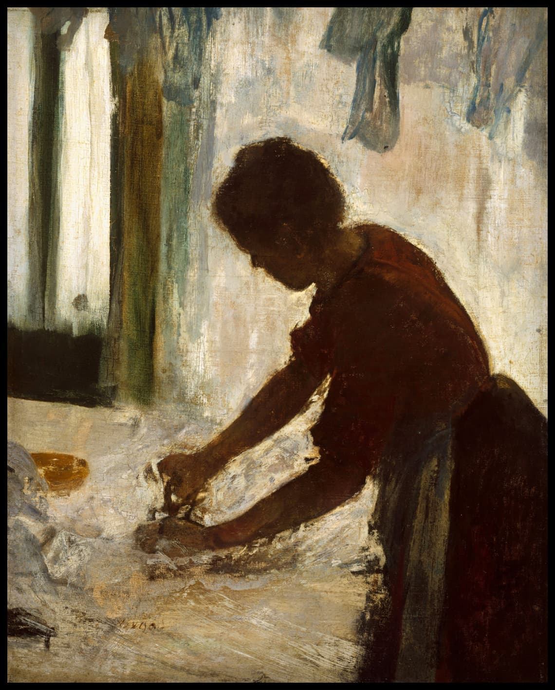 Une femme au fer