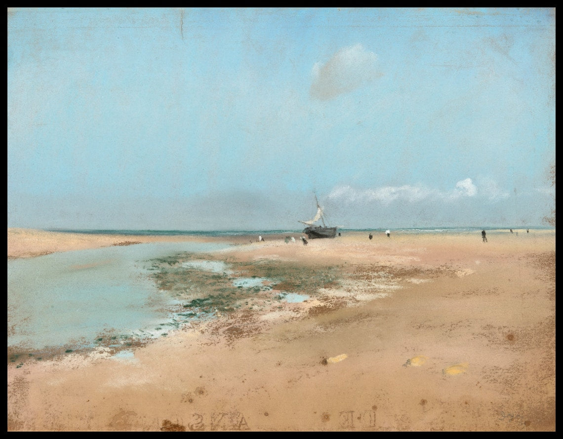 Beach at Low Tide (Bouche de la rivière)