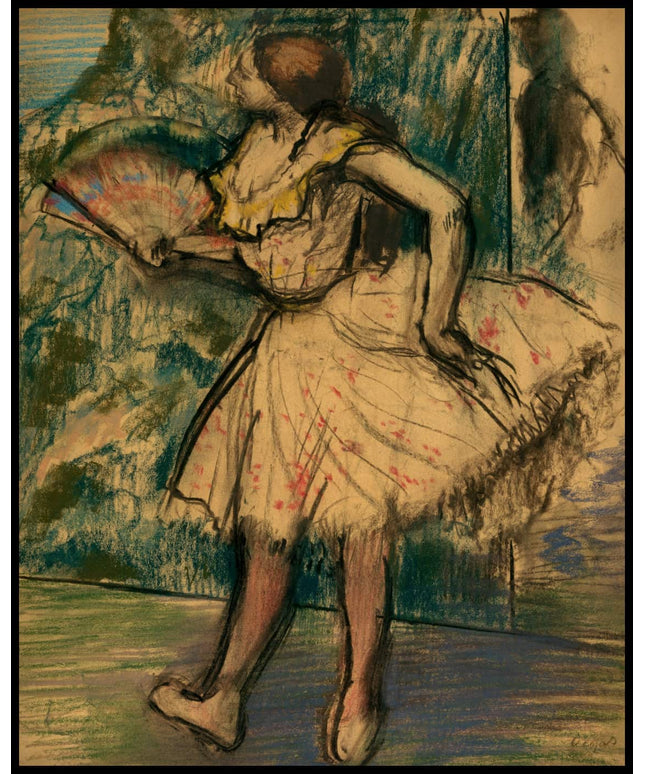 Dancer Resting with a Fan