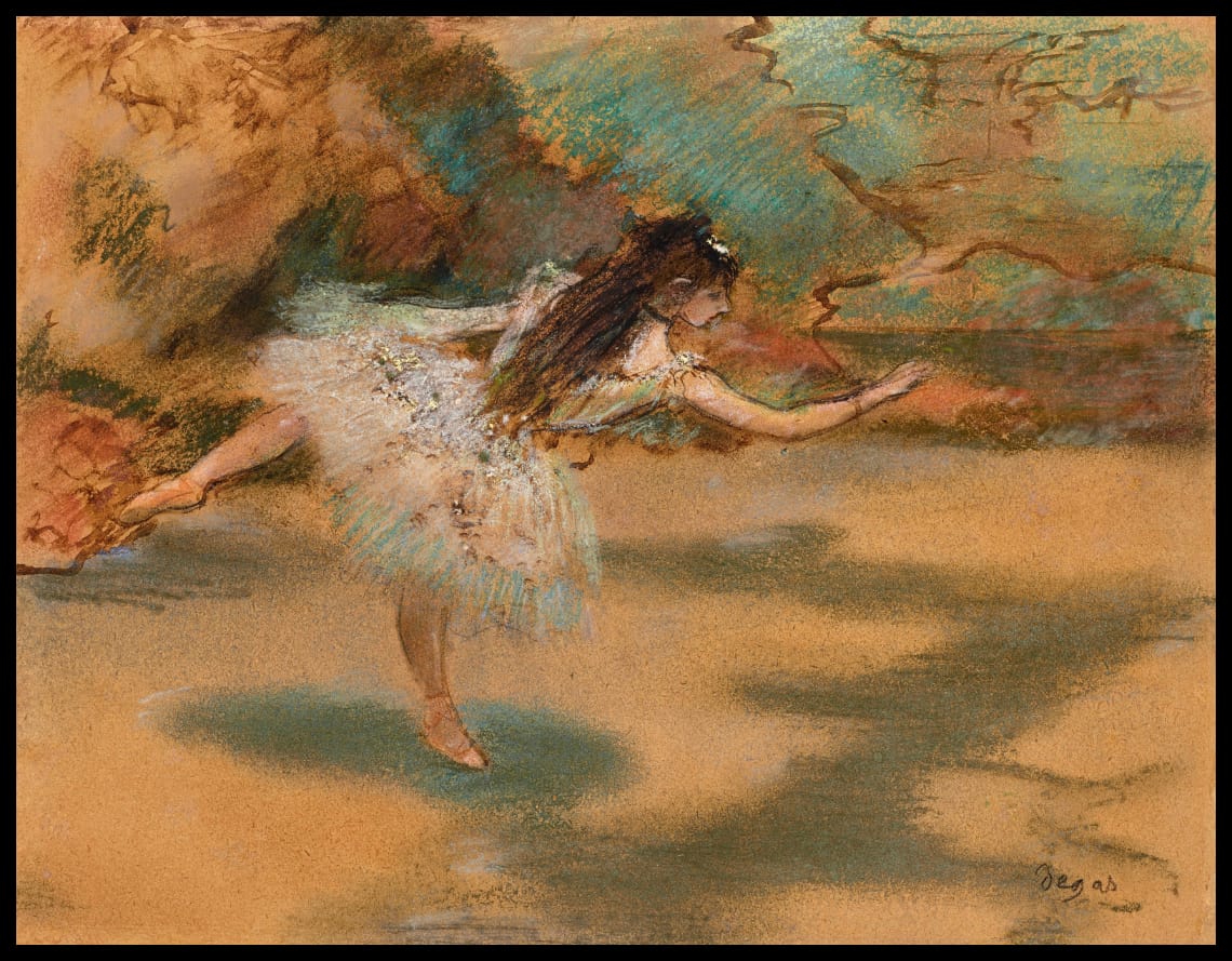 Danseuse sur une pointe