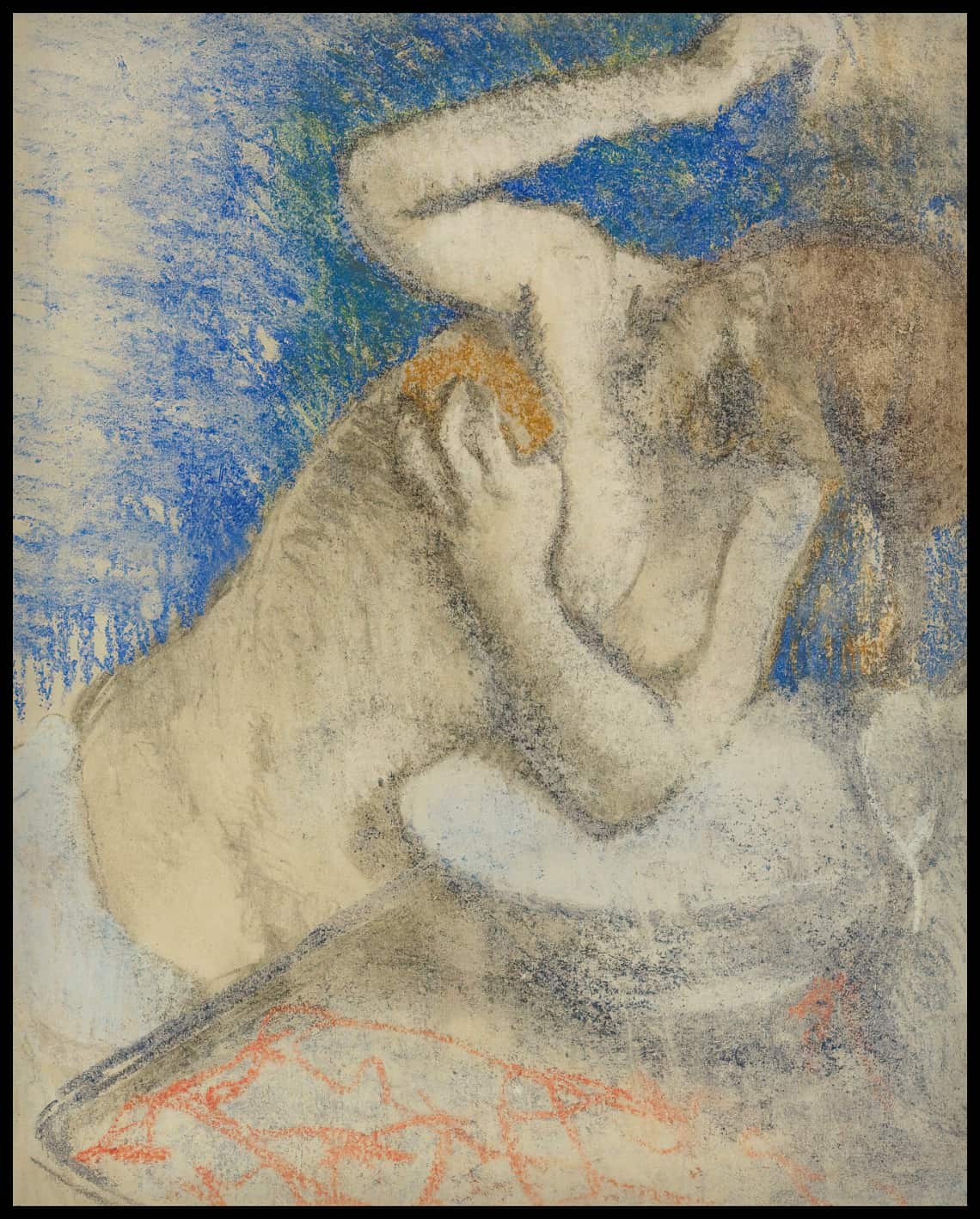 Femme à sa toilette