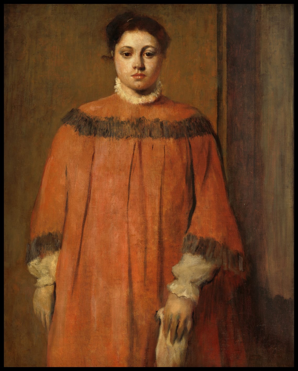 Fille en rouge