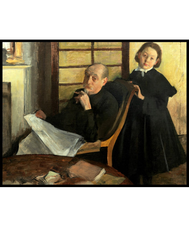 Henri Degas and His Niece Lucie Degas (The Artist’s Uncle and Cousin)
