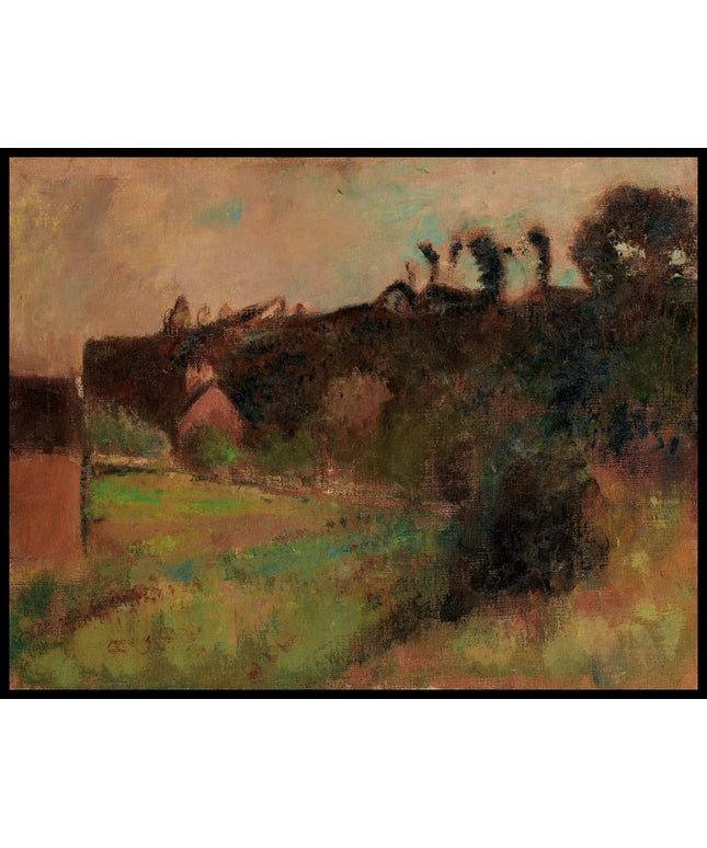 Maisons Au Pied D'une Falaise