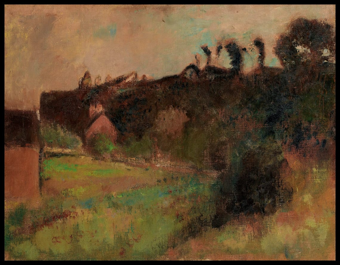 Maisons Au Pied D'une Falaise