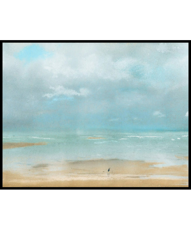 Plage à marée basse