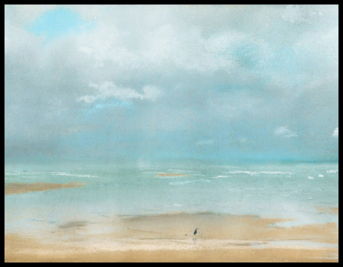 Plage à marée basse