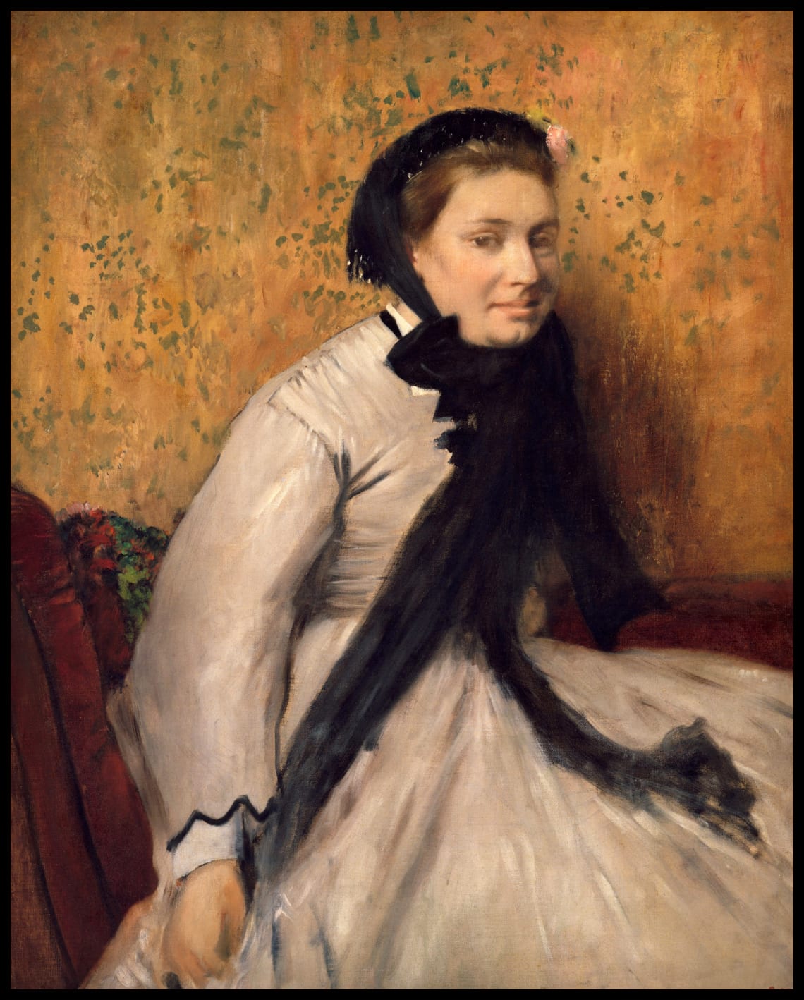 Portrait d'une femme en gris (1865)