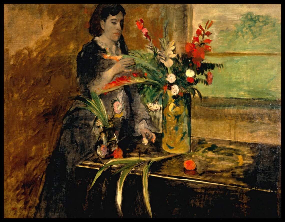 Portrait d'Estelle Musson Degas
