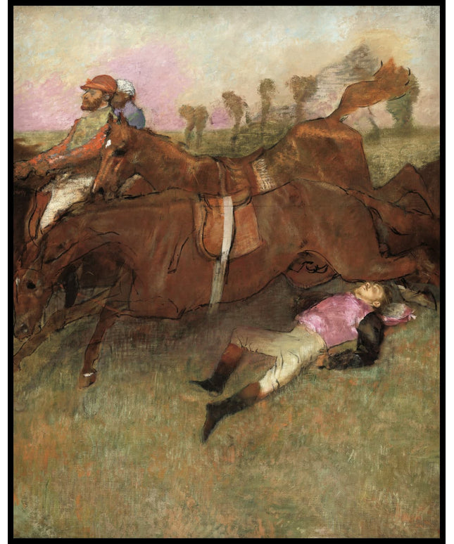 Scene from the Steeplechase: The Fallen Jockey