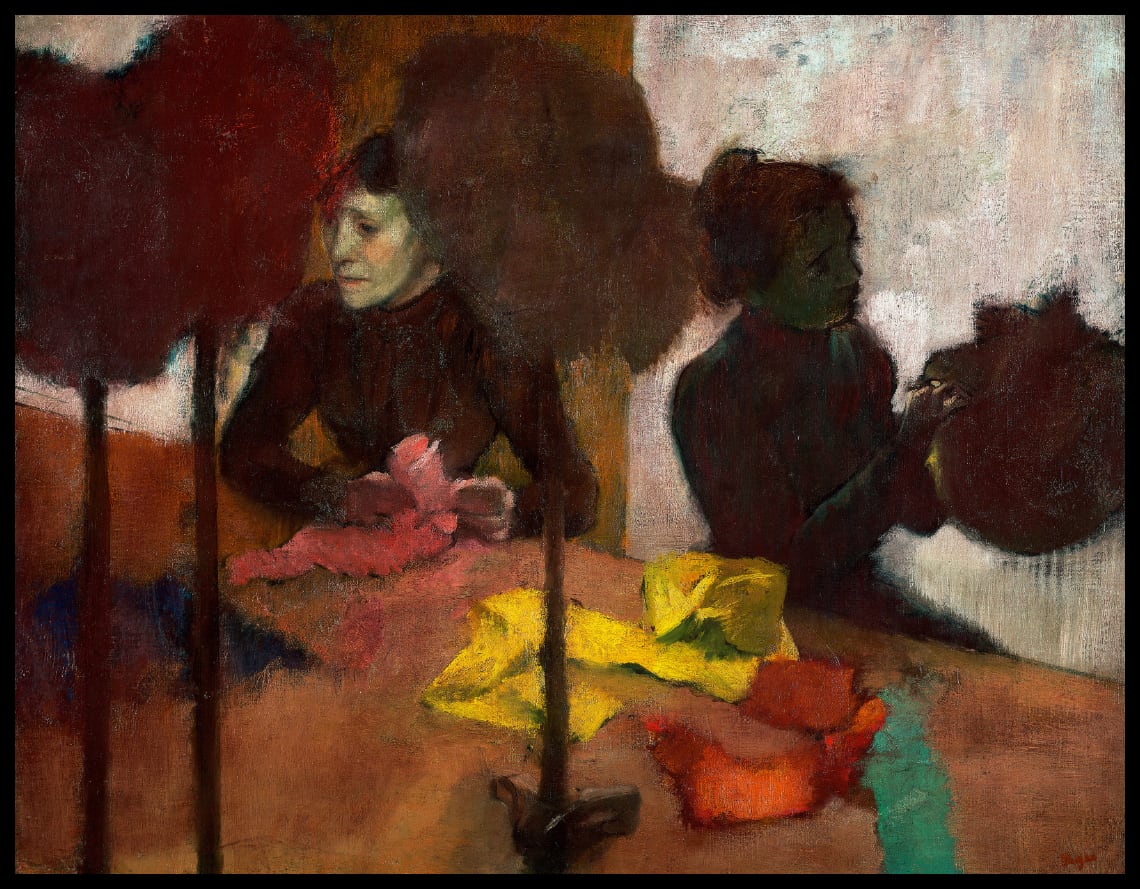 At the Milliner's (1882-1905) (Chez le millier)