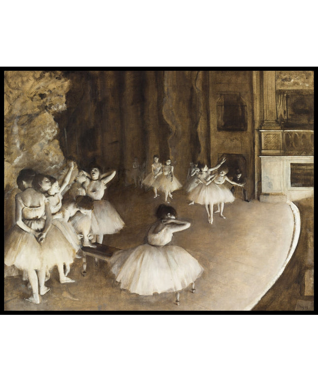 The Rehearsal of the Ballet On Stage