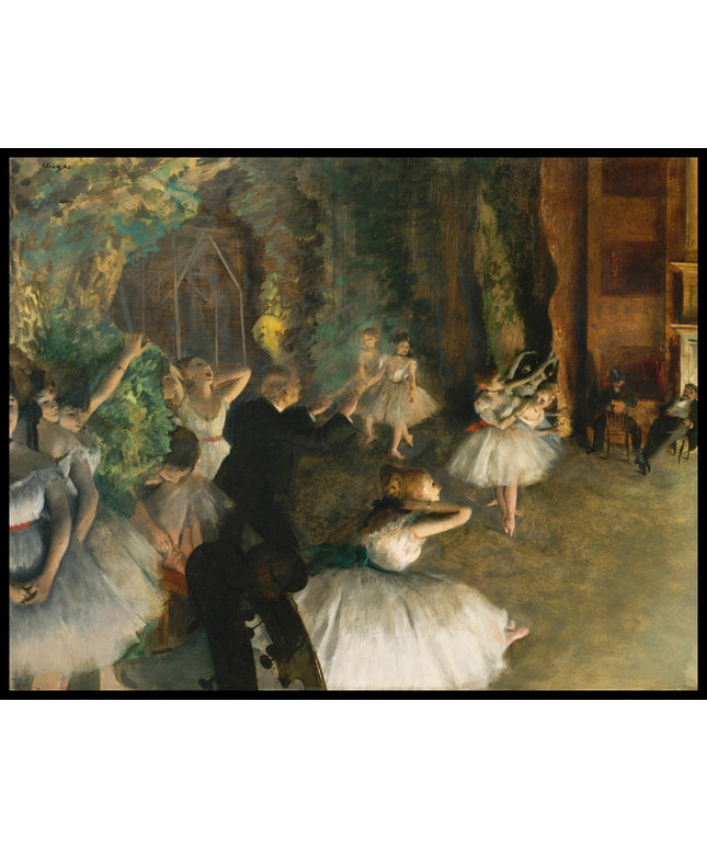 The Rehearsal of the Ballet Onstage