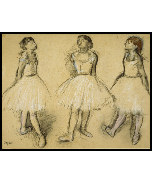 Three Studies of a Dancer in Fourth Position