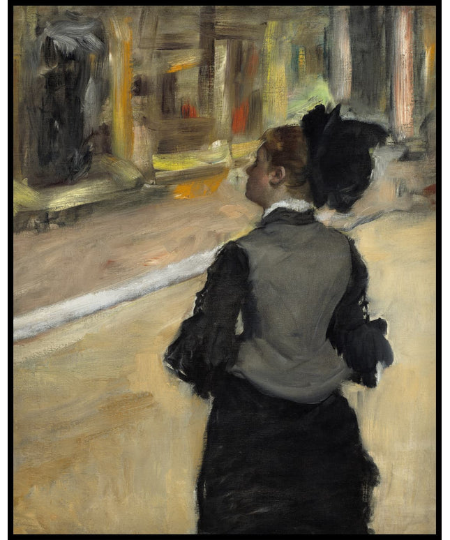 Woman Viewed from Behind (Visit to a Museum)