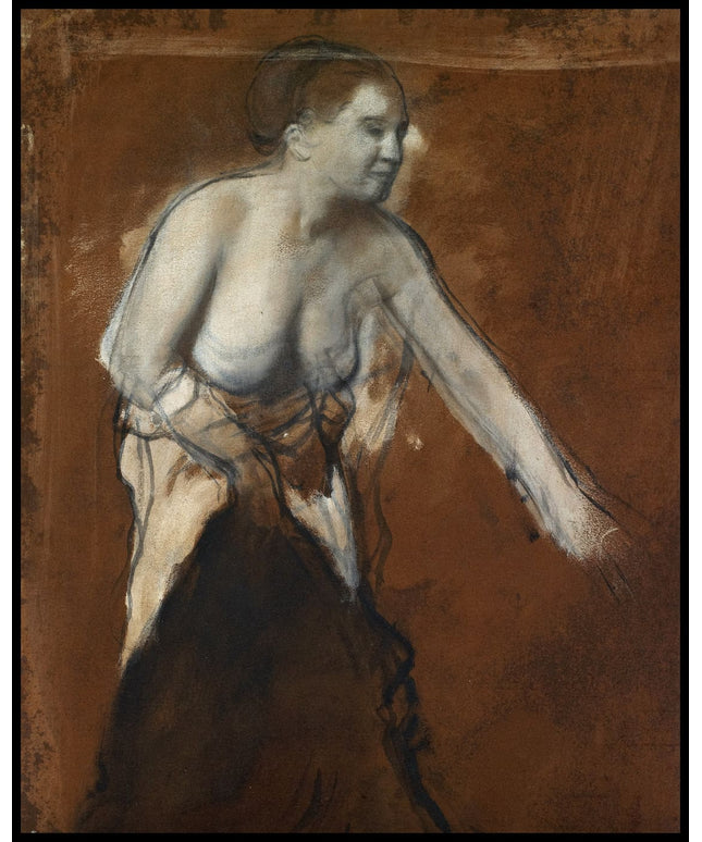 Young Woman, Half Undressed