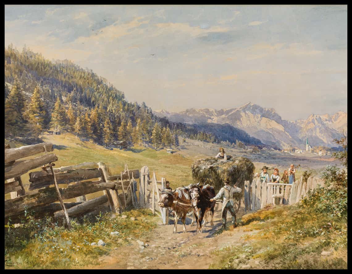 Erntezeit im Hochpustertal Südtirol