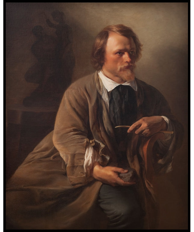 The Sculptor Jens Adolf Jerichau, the Artist's Husband