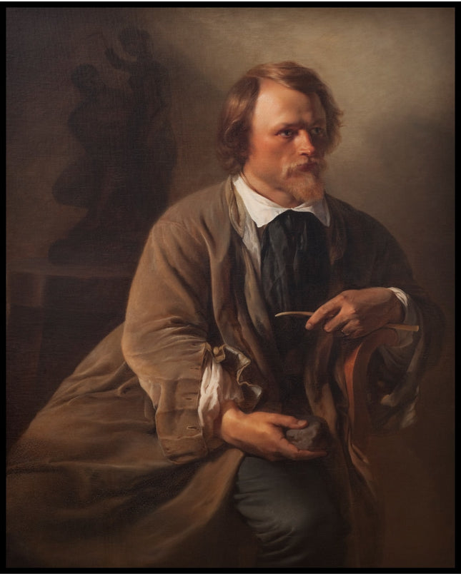 The Sculptor Jens Adolf Jerichau, the Artist's Husband