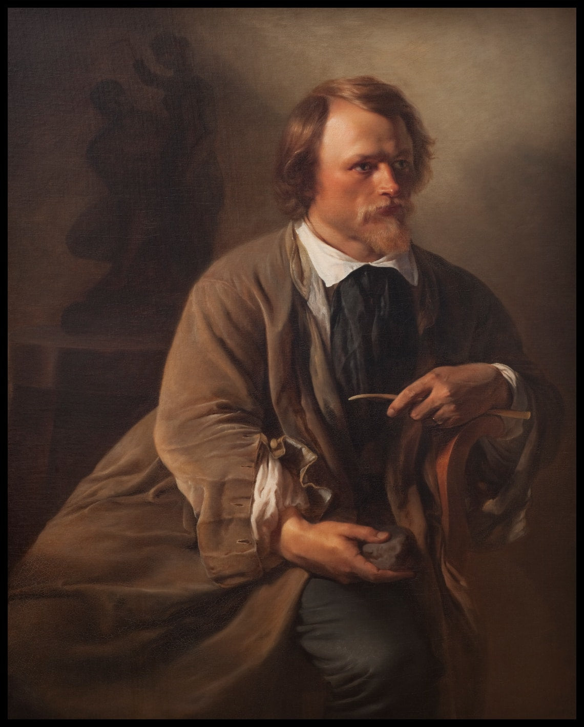 Le sculpteur Jens Adolf Jerichau, le mari de l'artiste