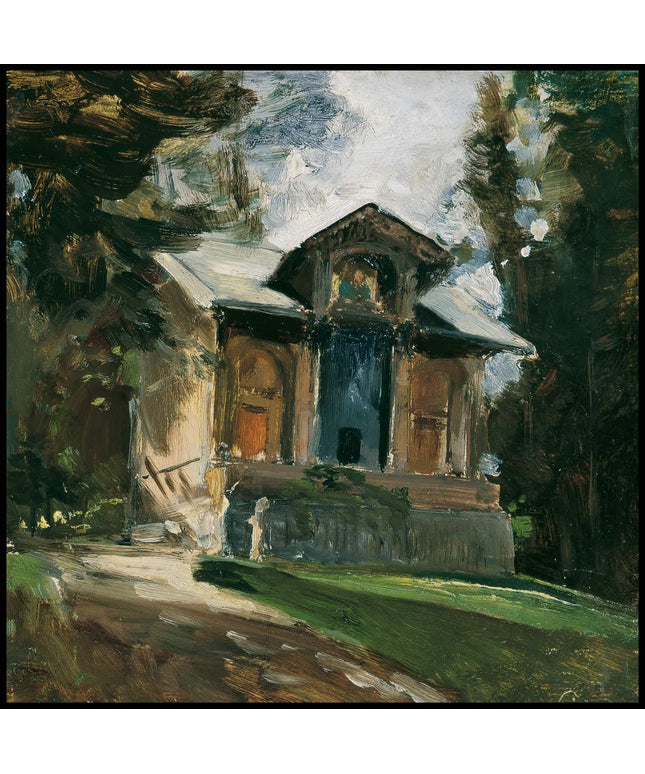 Das Atelier des Malers Heinrich von Angeli in der Reichenau