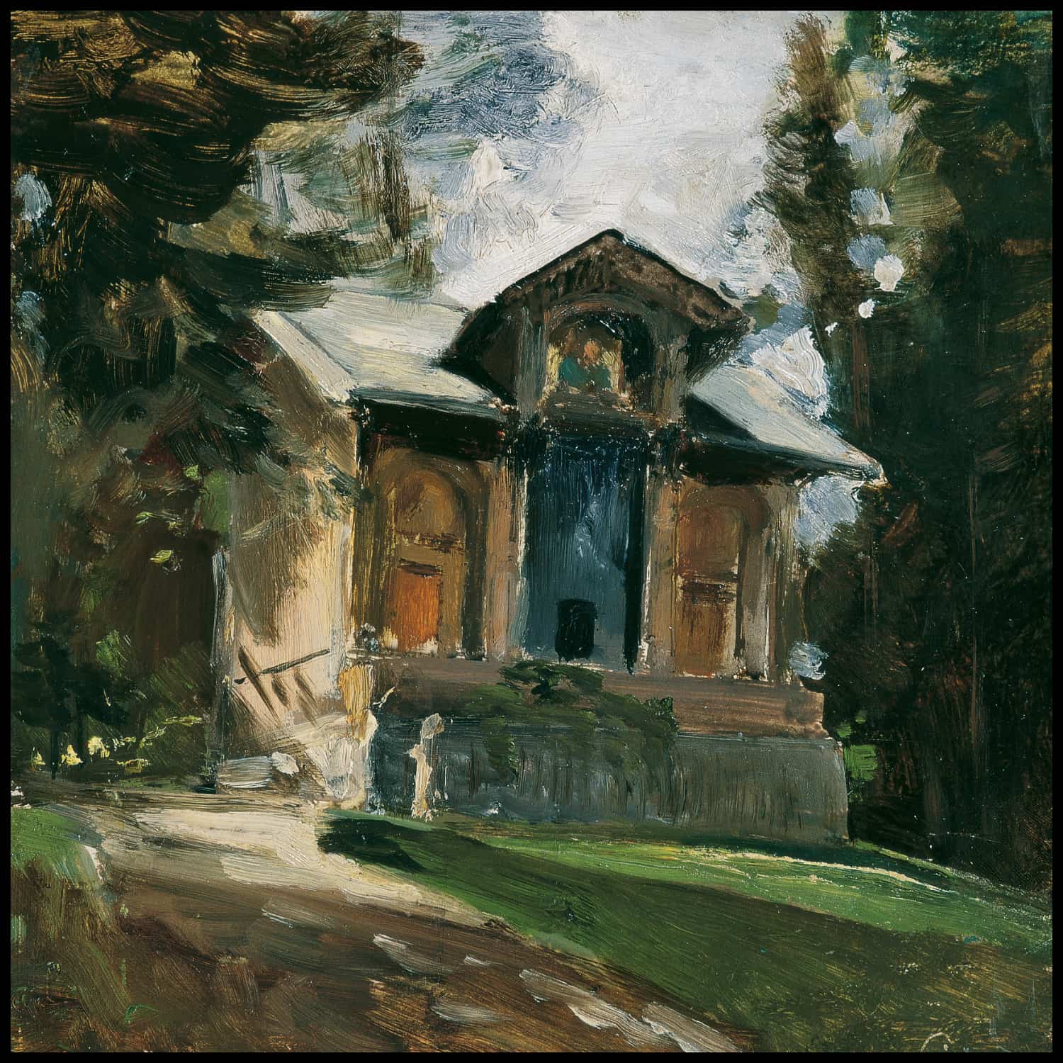 Das Atelier des Malers Heinrich von Angeli in der Reichenau