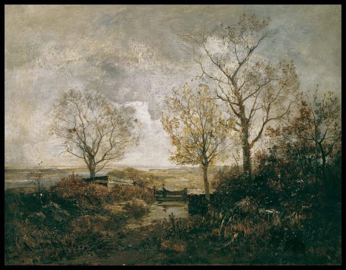 Herbstlandschaft am Fluss