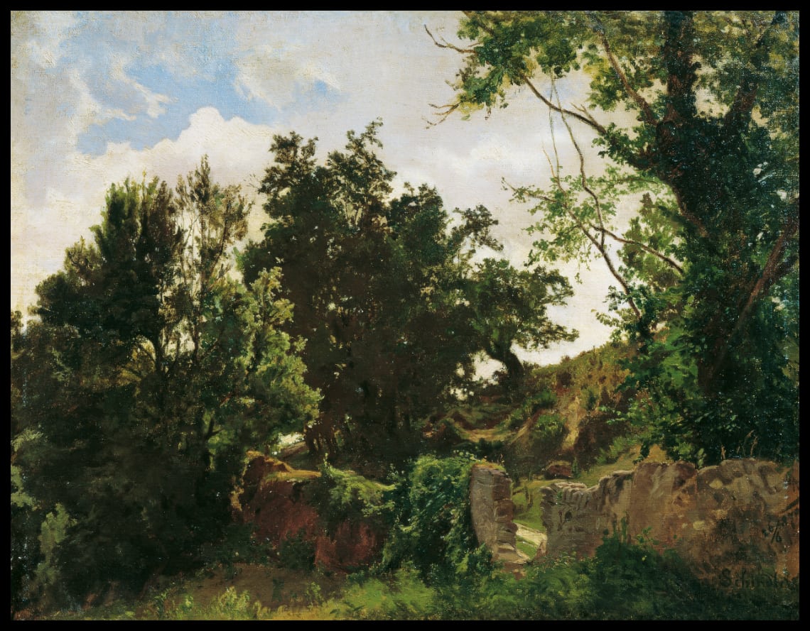 Schlossmauer in Plankenberg