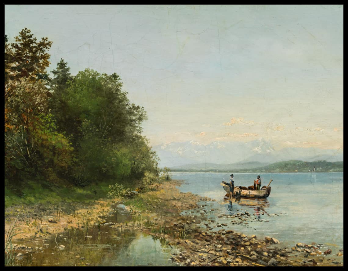 Fischerkahn am Starnberger See