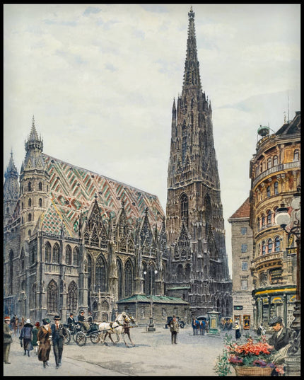 Blumenverkäufer am Stephansplatz