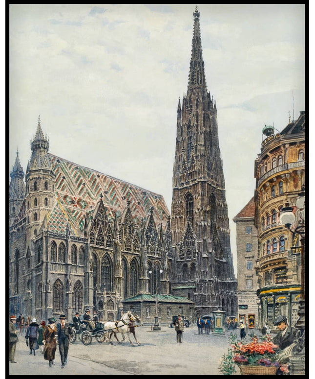 Blumenverkäufer am Stephansplatz