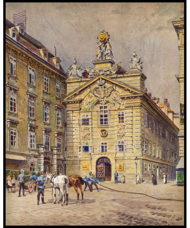 Feuerwehr am Hof in Wien