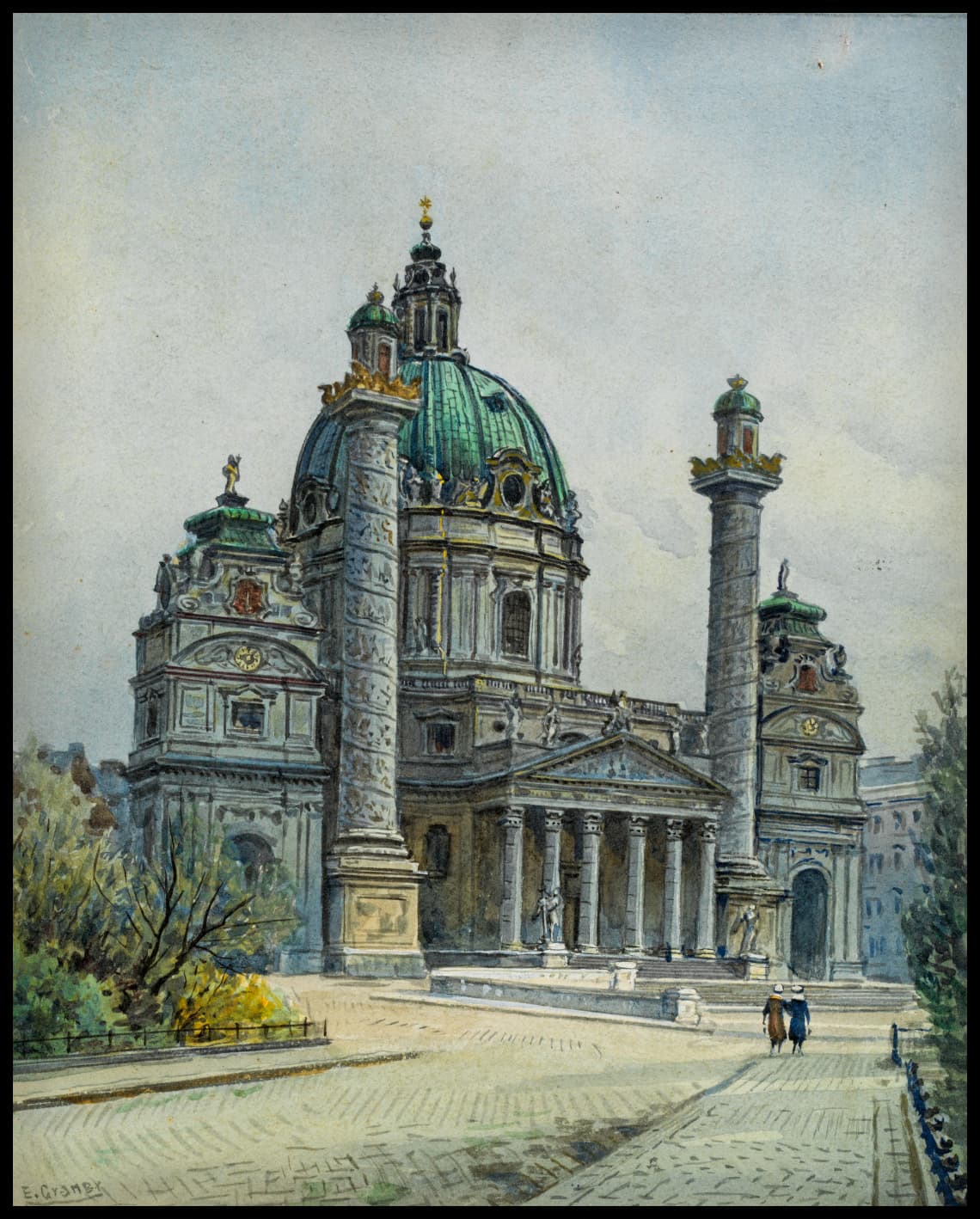 Die Karlskirche in Wien