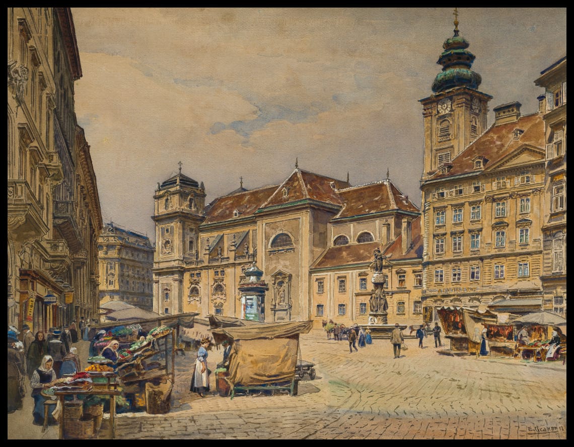 Markt auf der Freyung in Wien