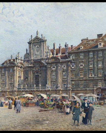 Markttreiben Am Hof in Wien