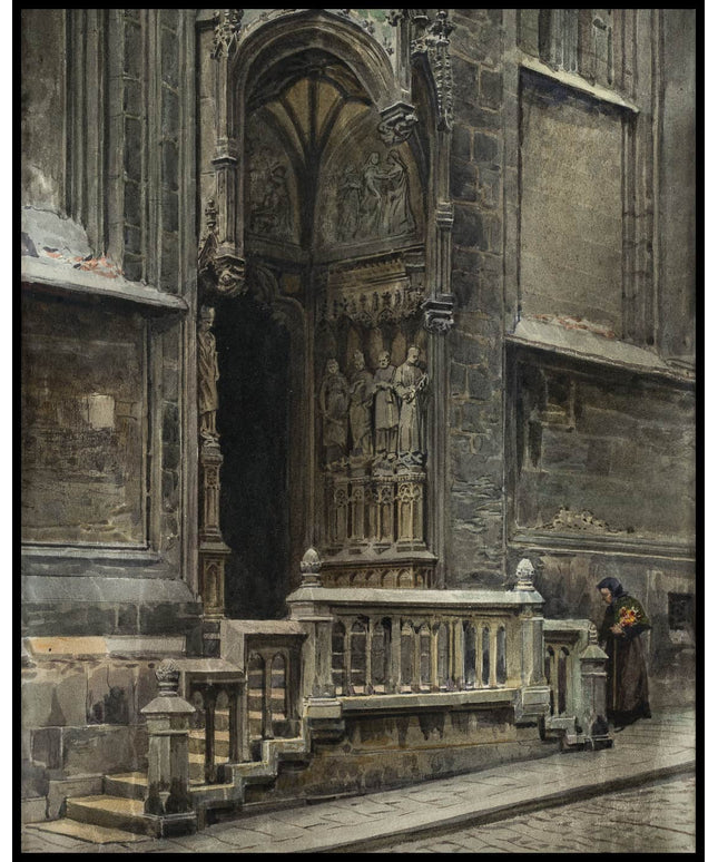 Portal der Kirche Maria am Gestade in Wien