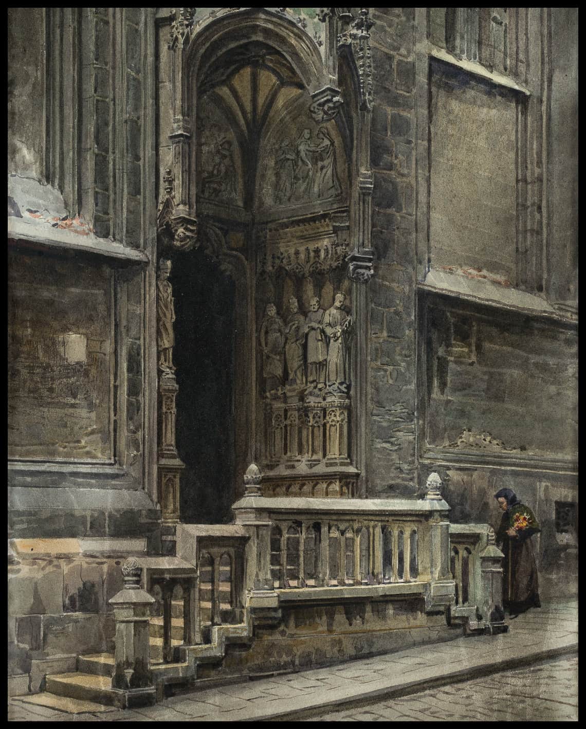 Portal der Kirche Maria am Gestade in Wien