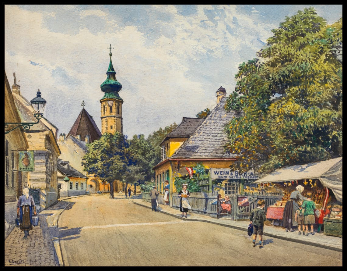 Straße in Grinzing