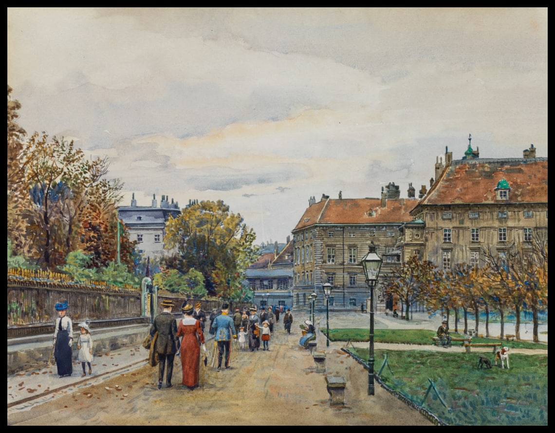 Weg zur Bellaria in Wien