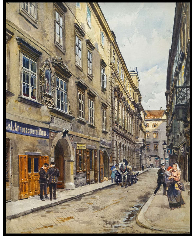 Wien, Blick in die Bäckerstraße