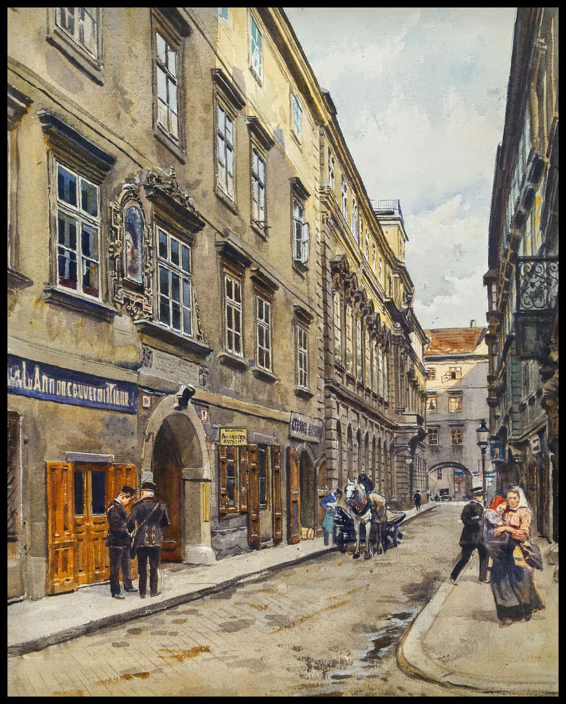 Wien, Blick in die Bäckerstraße