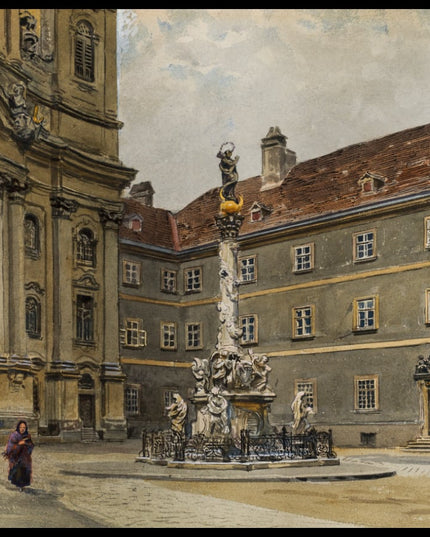 Wien, Platz vor der Piaristenkirche