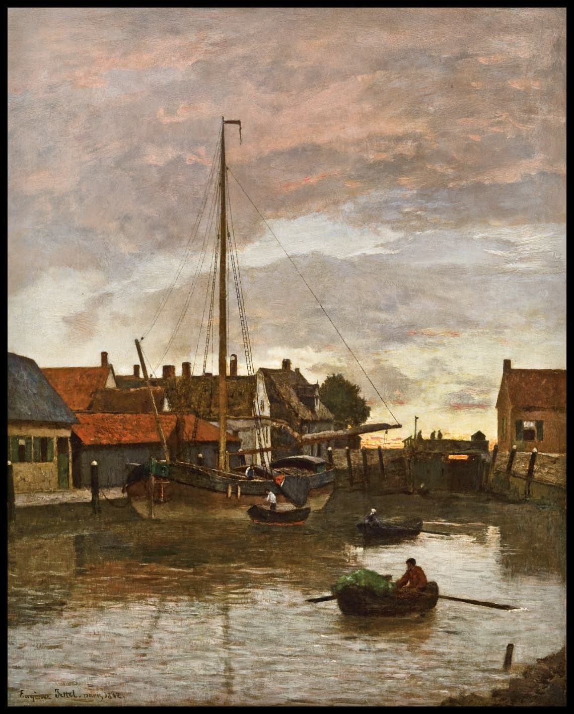 Evening in the harbor