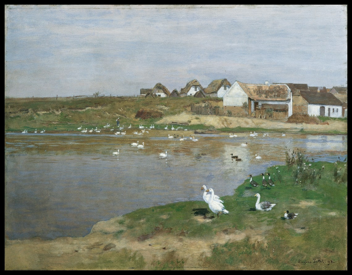 Der Gänseteich in Kötting Neusiedl