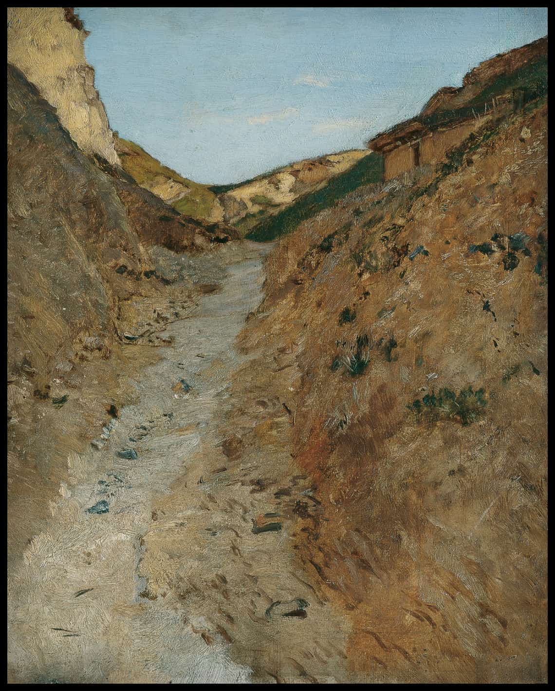 Der Weg im Steinbruch