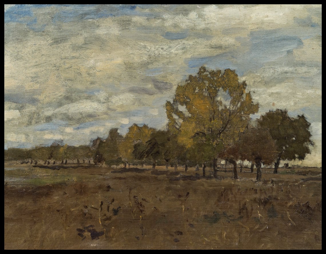 Landschaft mit Bäumen