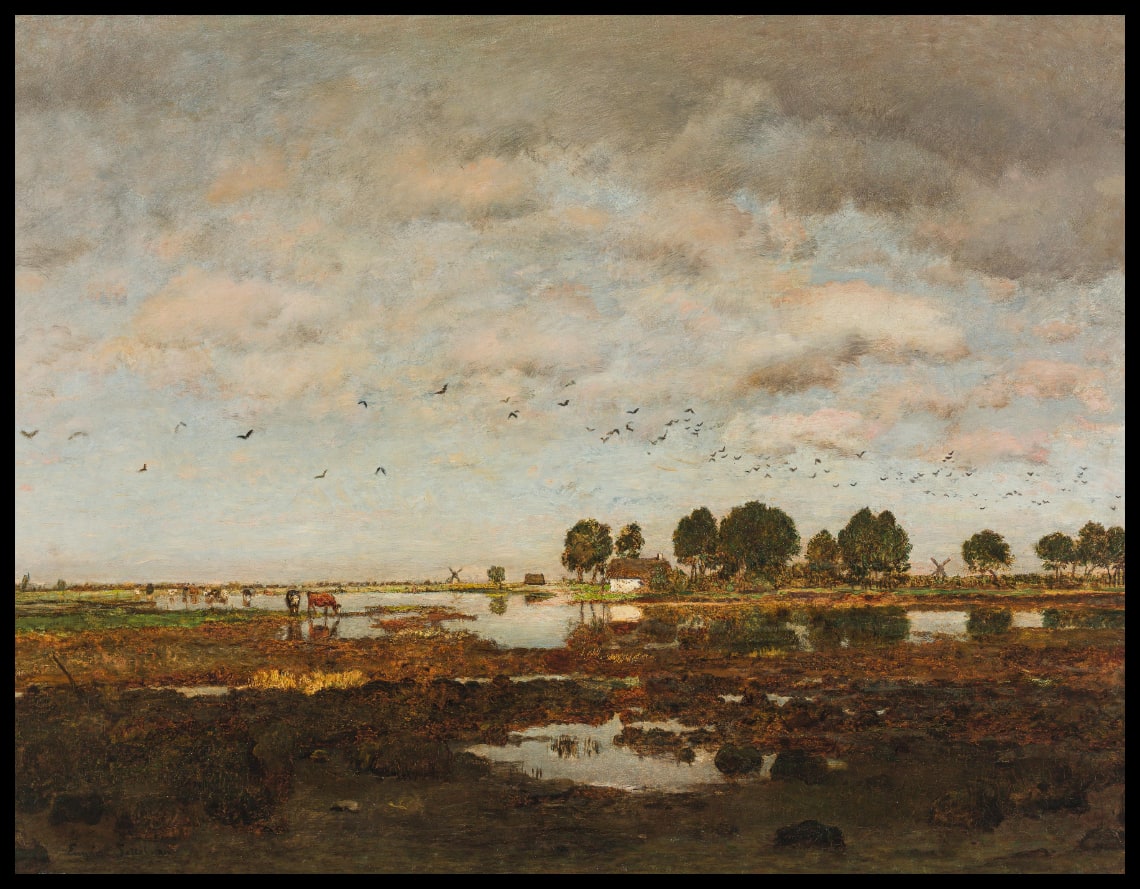 Marschlandschaft in Holland