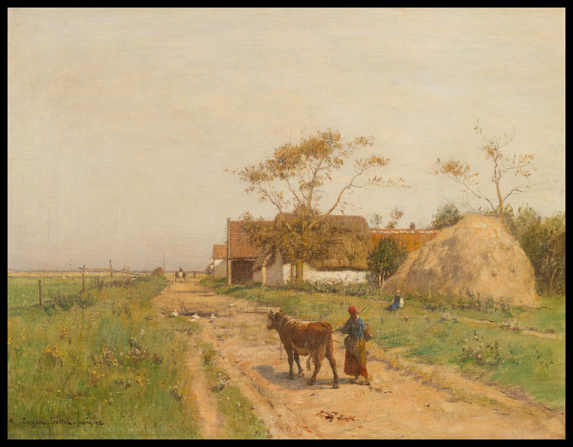 Straße bei Cayeux